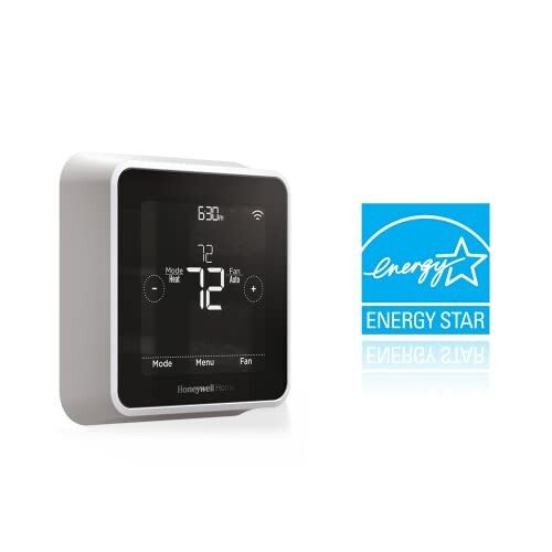 Smart thermostat with Energy Star logo